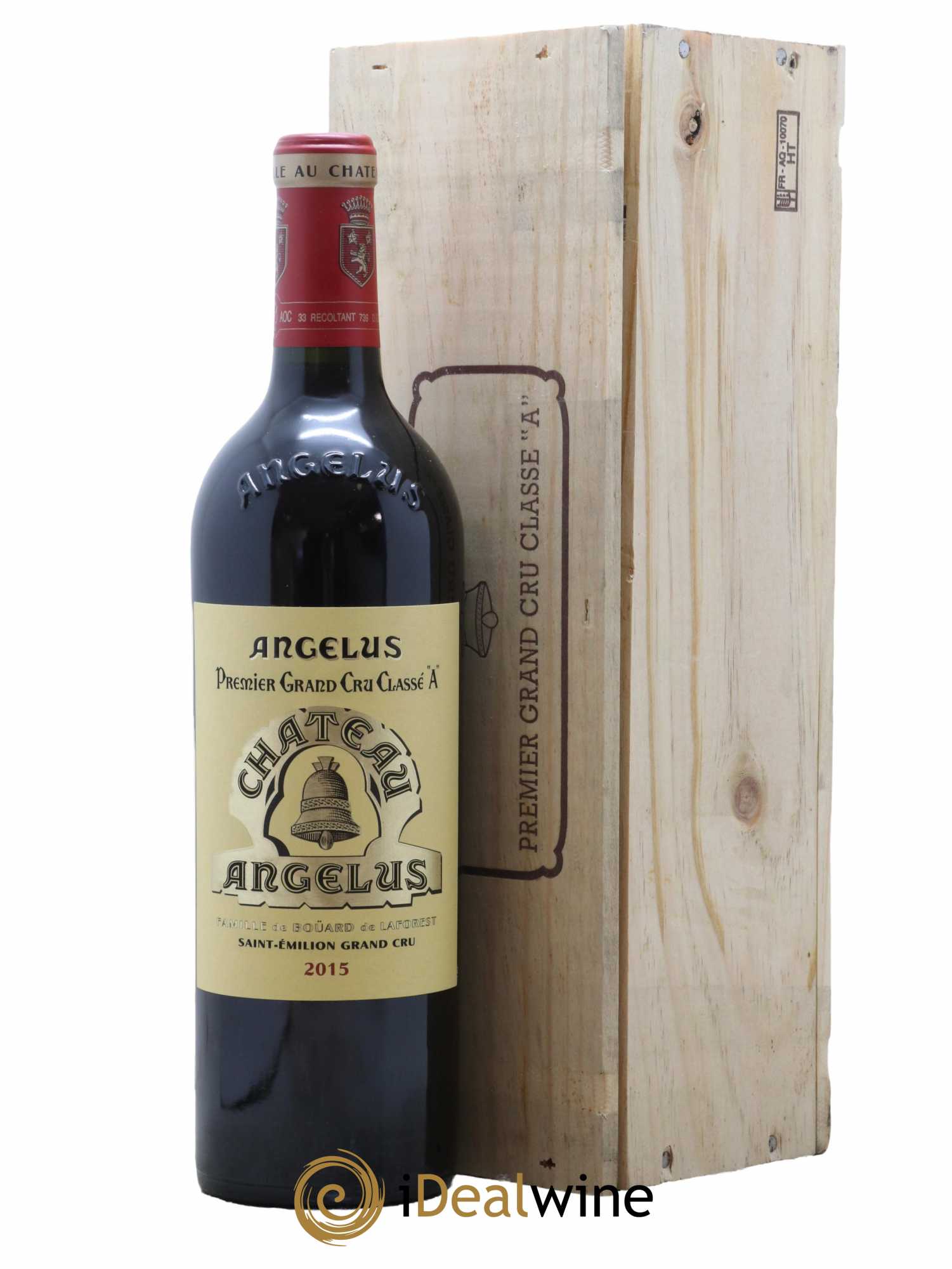 Château Angélus 1er Grand Cru Classé A  2015 - Lot de 1 Bouteille