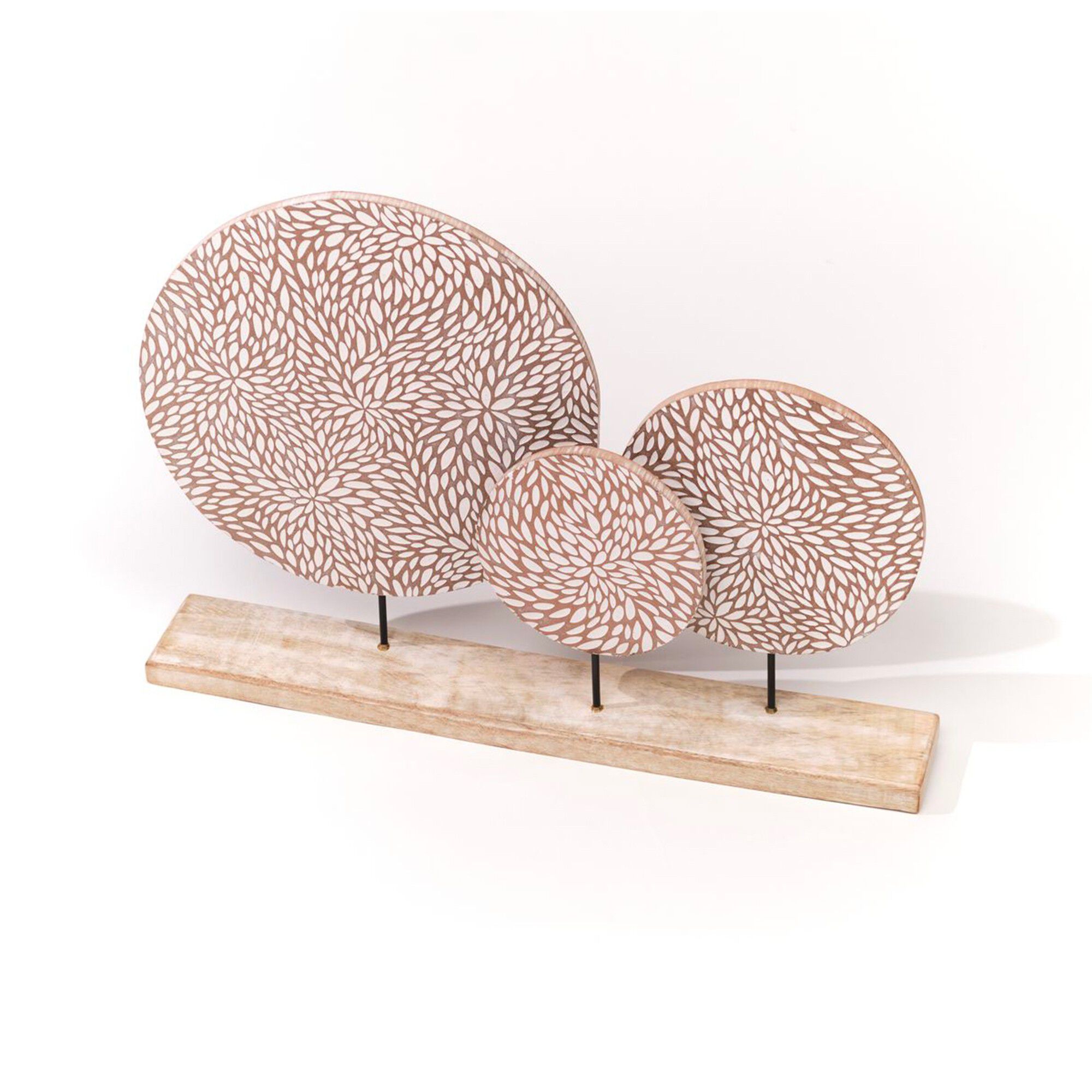Déco à poser en bois de manguier