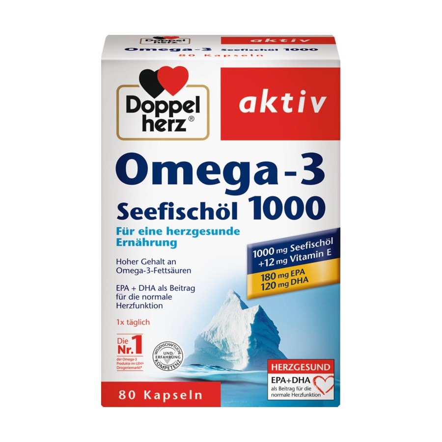 Omega-3 + Seefischöl Kapseln
