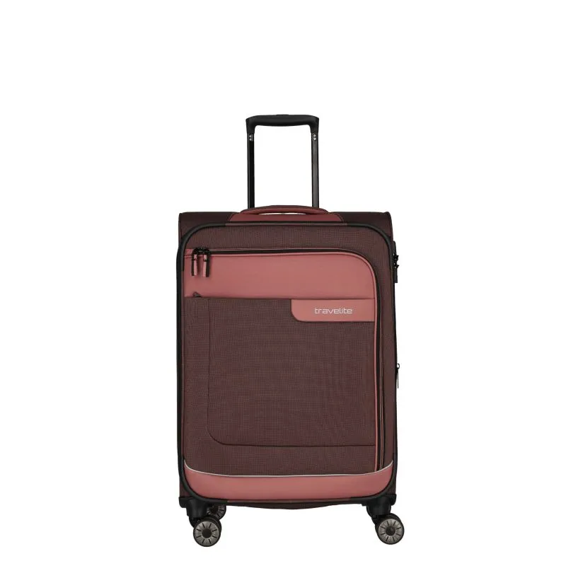 Travelite VIIA Trolley 4 Rollen M - Frühlingsrose