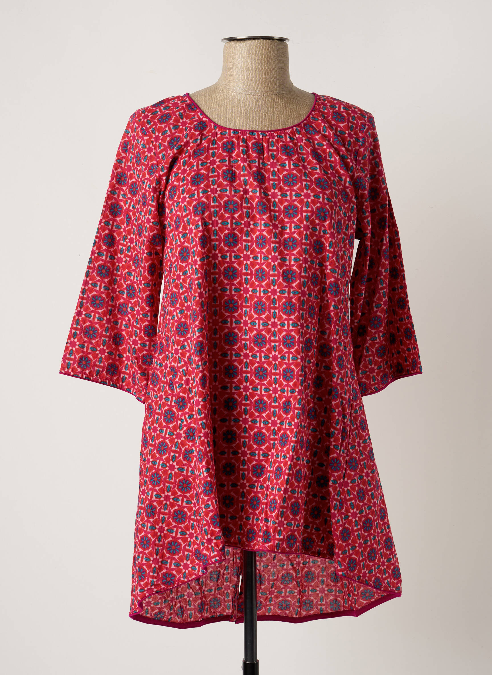 Lalita Tuniquemanchelongue Femme couleur rouge