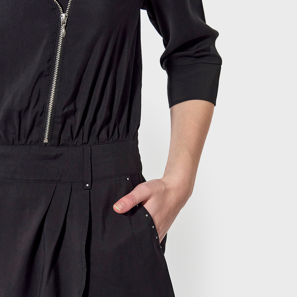 TOUTI  Robe régular noir Femme