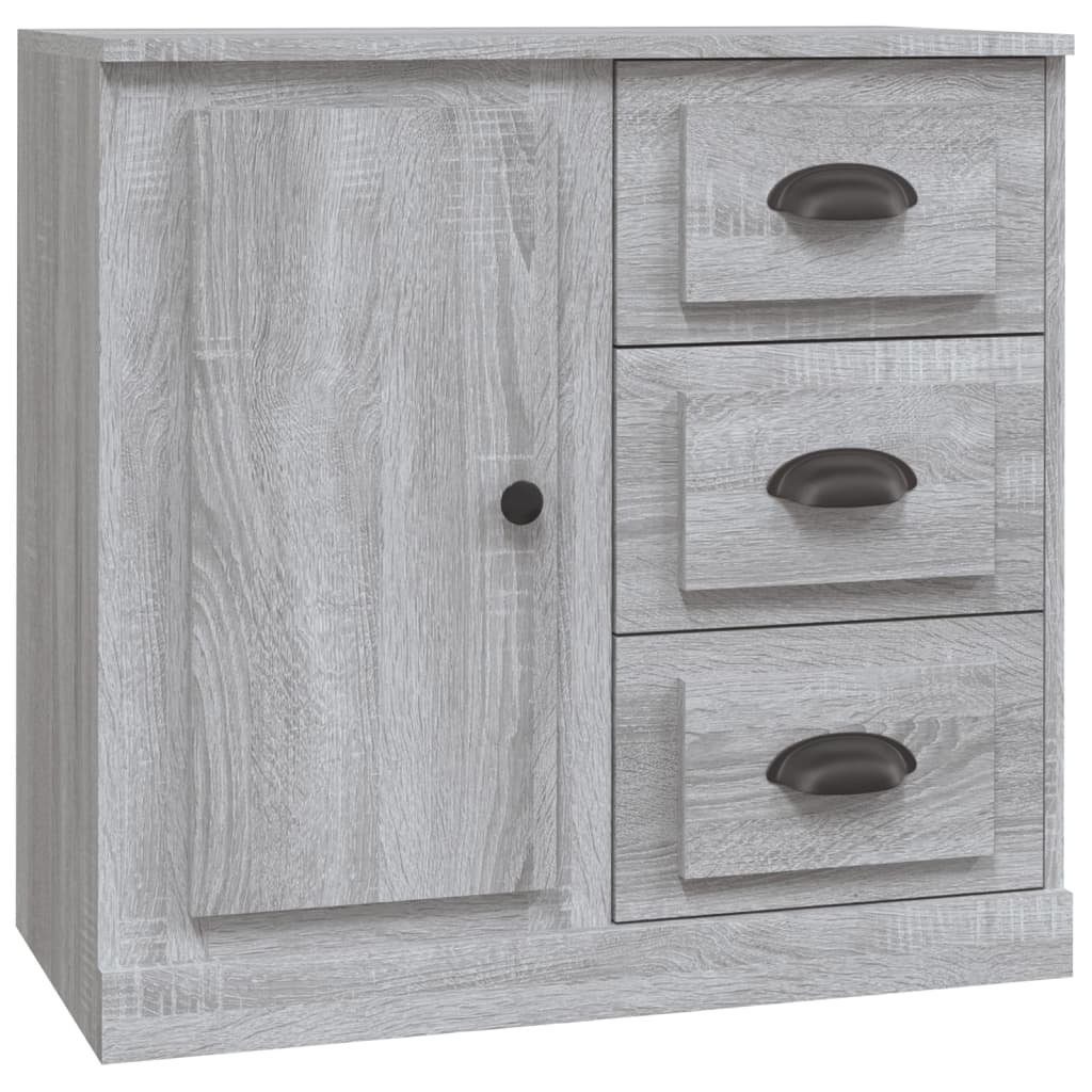 vidaXL Sideboard Sideboard Grau Sonoma 70x35,5x67,5 cm Holzwerkstoff (1 St)