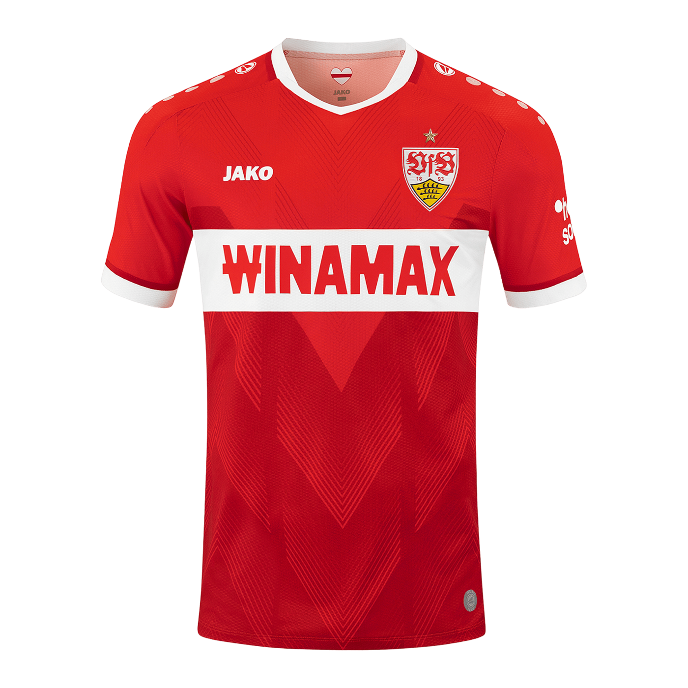 JAKO VfB Stuttgart Trikot Away 2024/2025 Rot F110