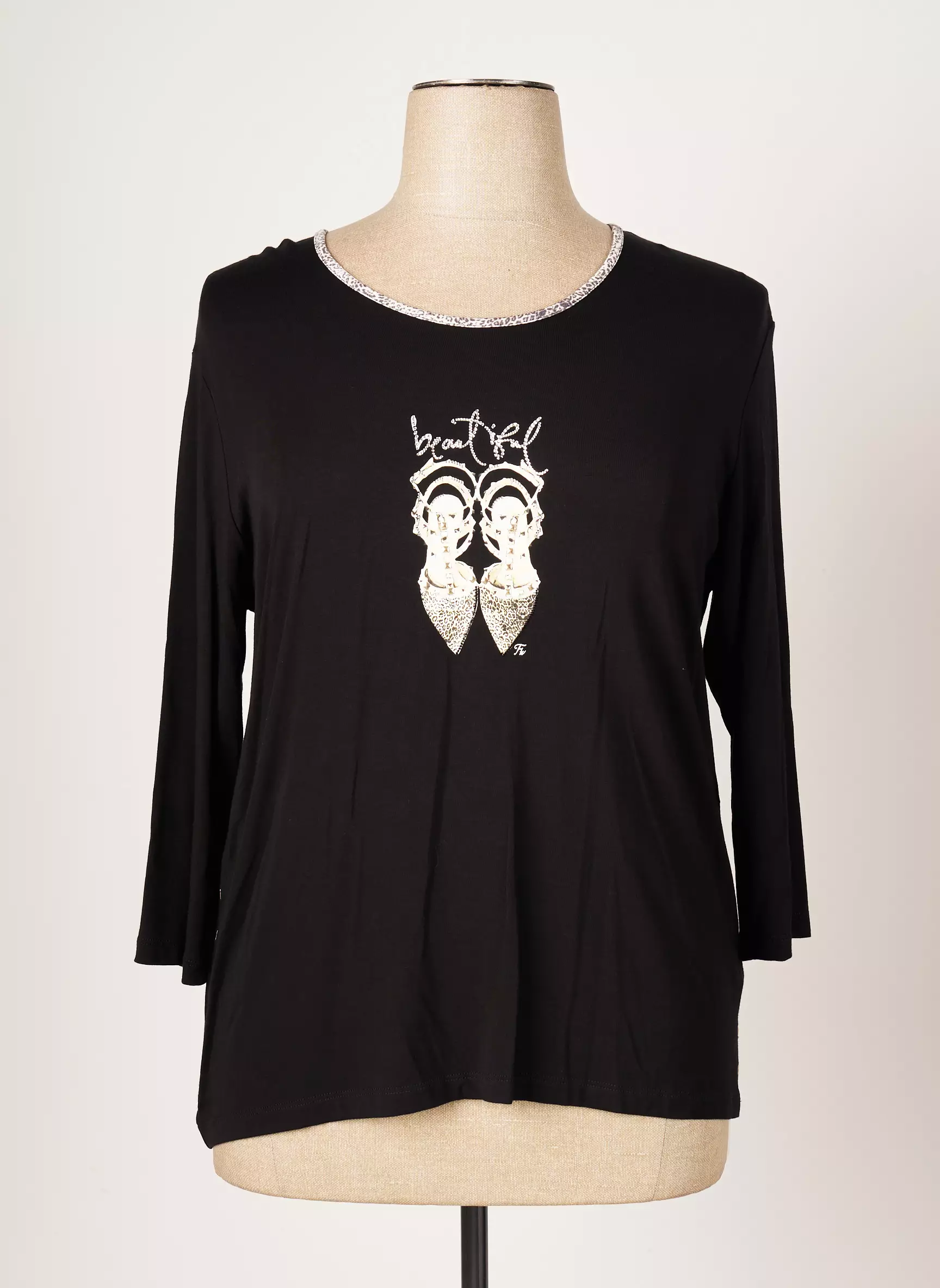 Fuego Woman Tshirts Femme couleur noir