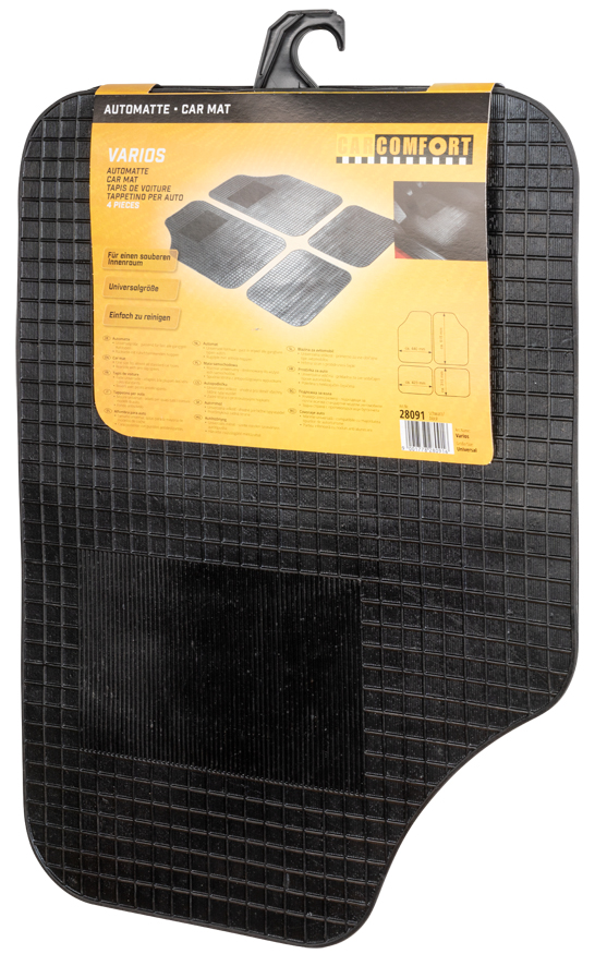 Gummifussmatten-Set Varios von Car Comfort, 4-teilig - ATU