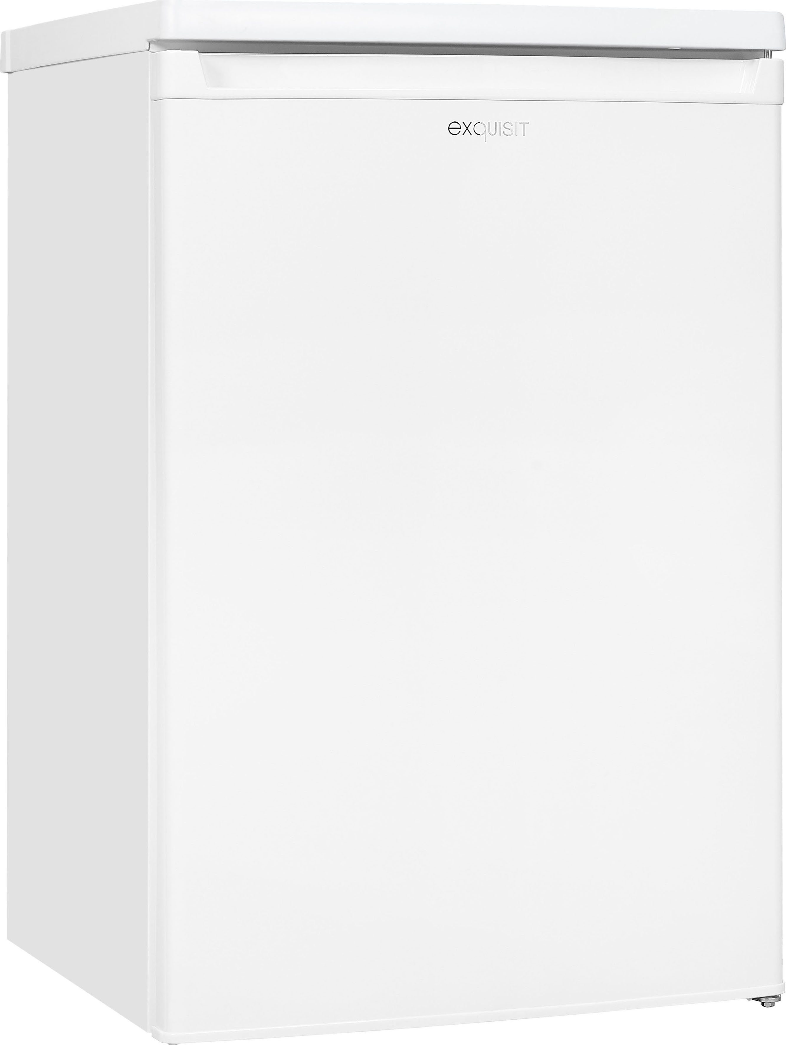exquisit Kühlschrank KS16-V-040E weiss, 85 cm hoch, 55 cm breit