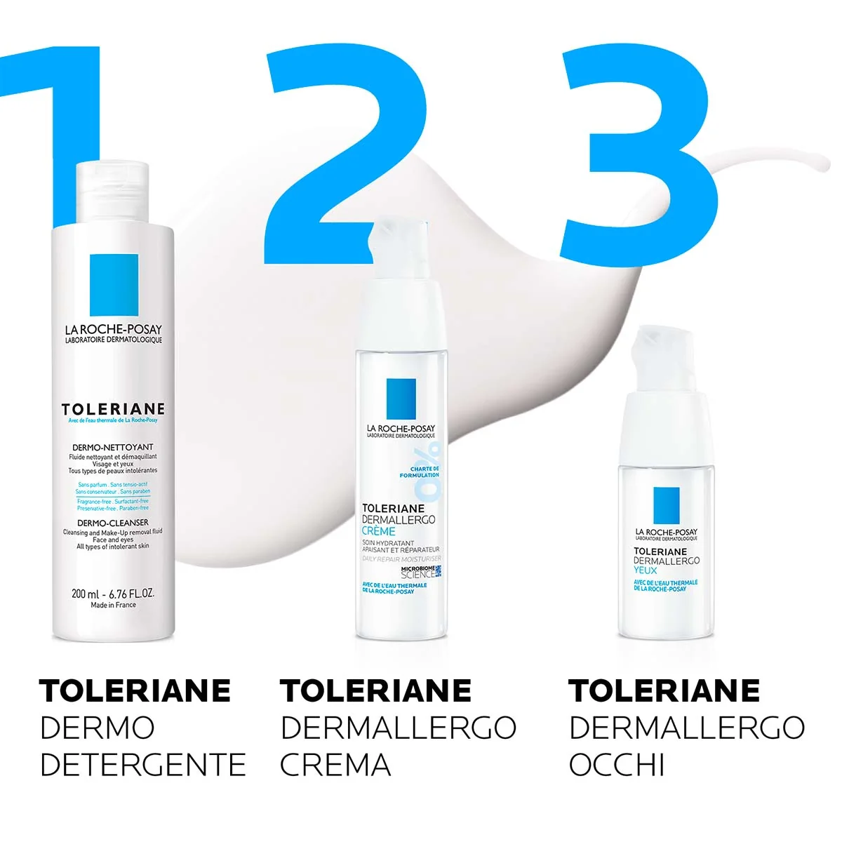 Toleriane Toleriane Derallergo kremas - 24 valandų drėkinamoji veido procedūra
