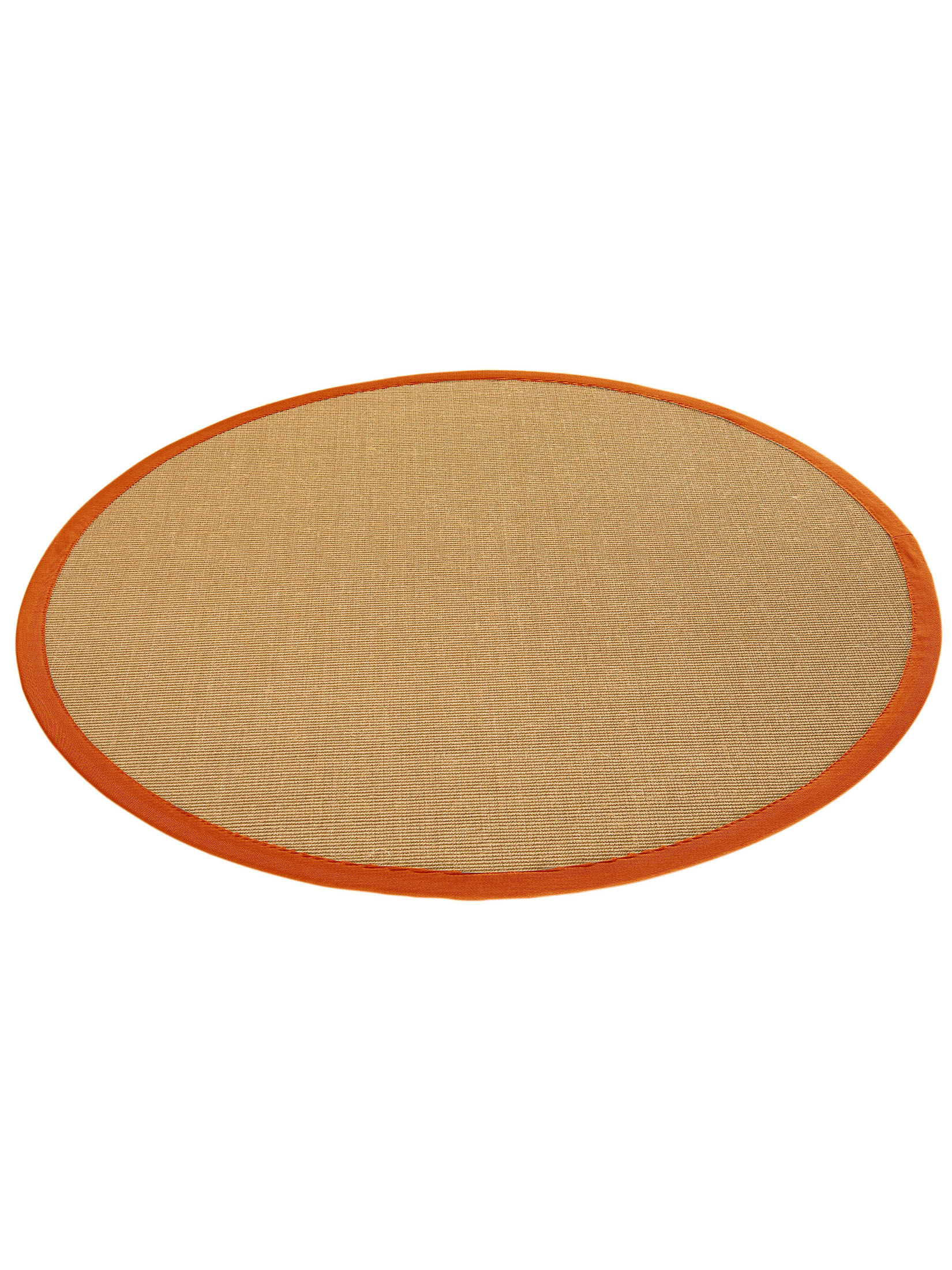 Aruba Nature Sisal-Teppich, Orange