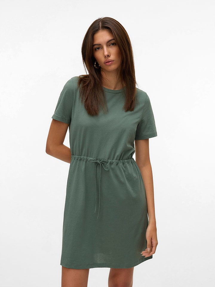 Vero Moda Kleid in Khaki günstig kaufen