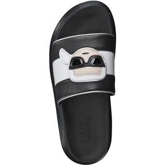 Karl Lagerfeld Kapri Karl Ikonic Slide in schwarz