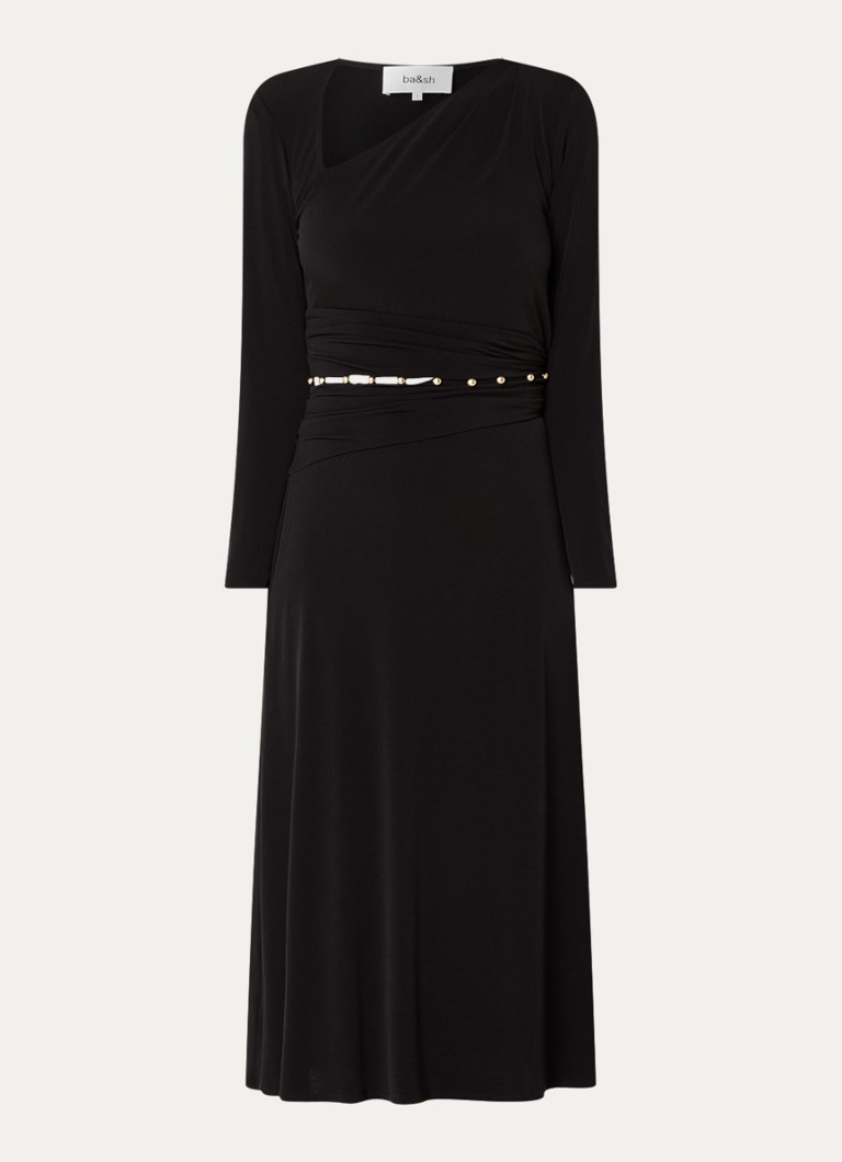ba&sh Joyce midi dress with cut-out detail