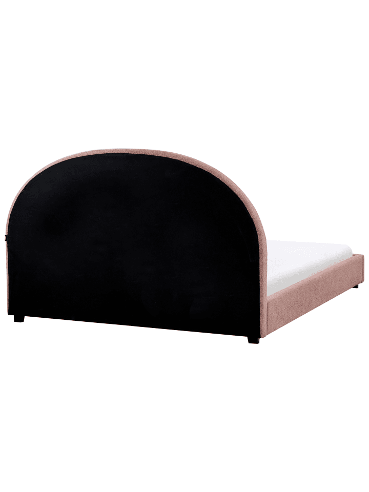 Beliani Doppelbett VAUCLUSE in Rosa - (W) 172 x (H) 112 x (L) 214 cm günstig kaufen onesize