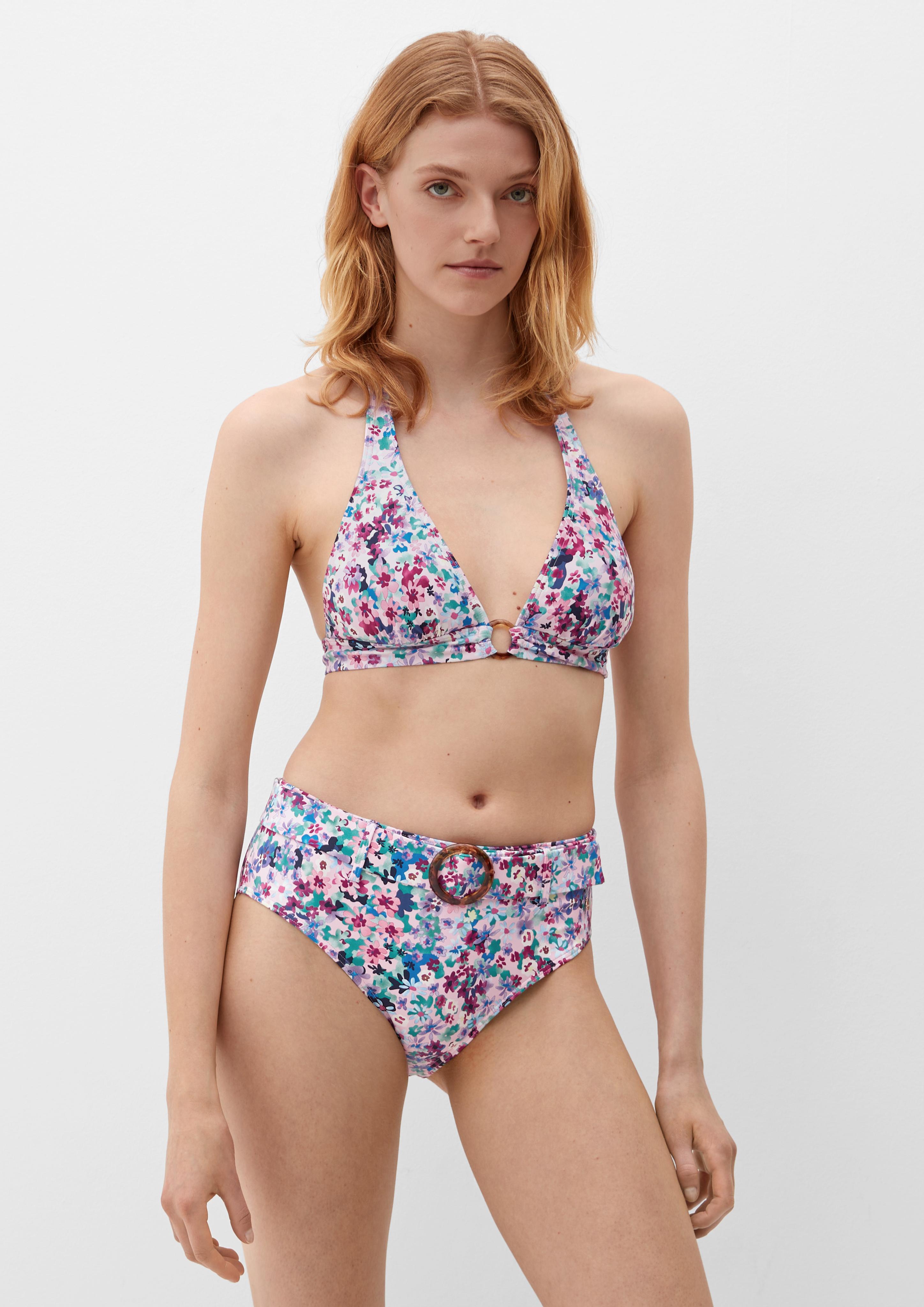 High Rise-Badehose mit Gürtel  6008412-46A1
