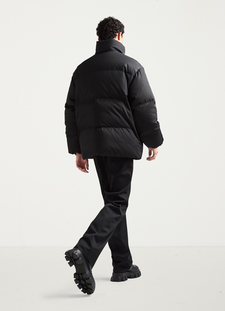 Jachetă reversibilă Prada Re-Nylon Oversize din puf