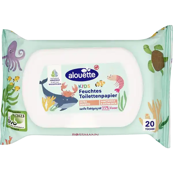 feuchte Toilettentücher Sensitiv Kids