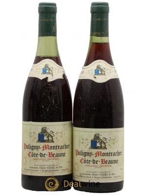 Puligny-Montrachet Clerc 1977 - Lot de 2 Bouteilles