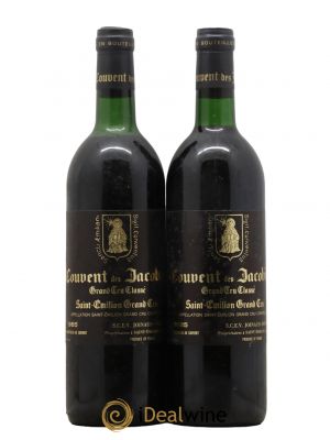 Château Couvent des Jacobins Grand Cru Classé  1985 - Lot de 2 Bouteilles