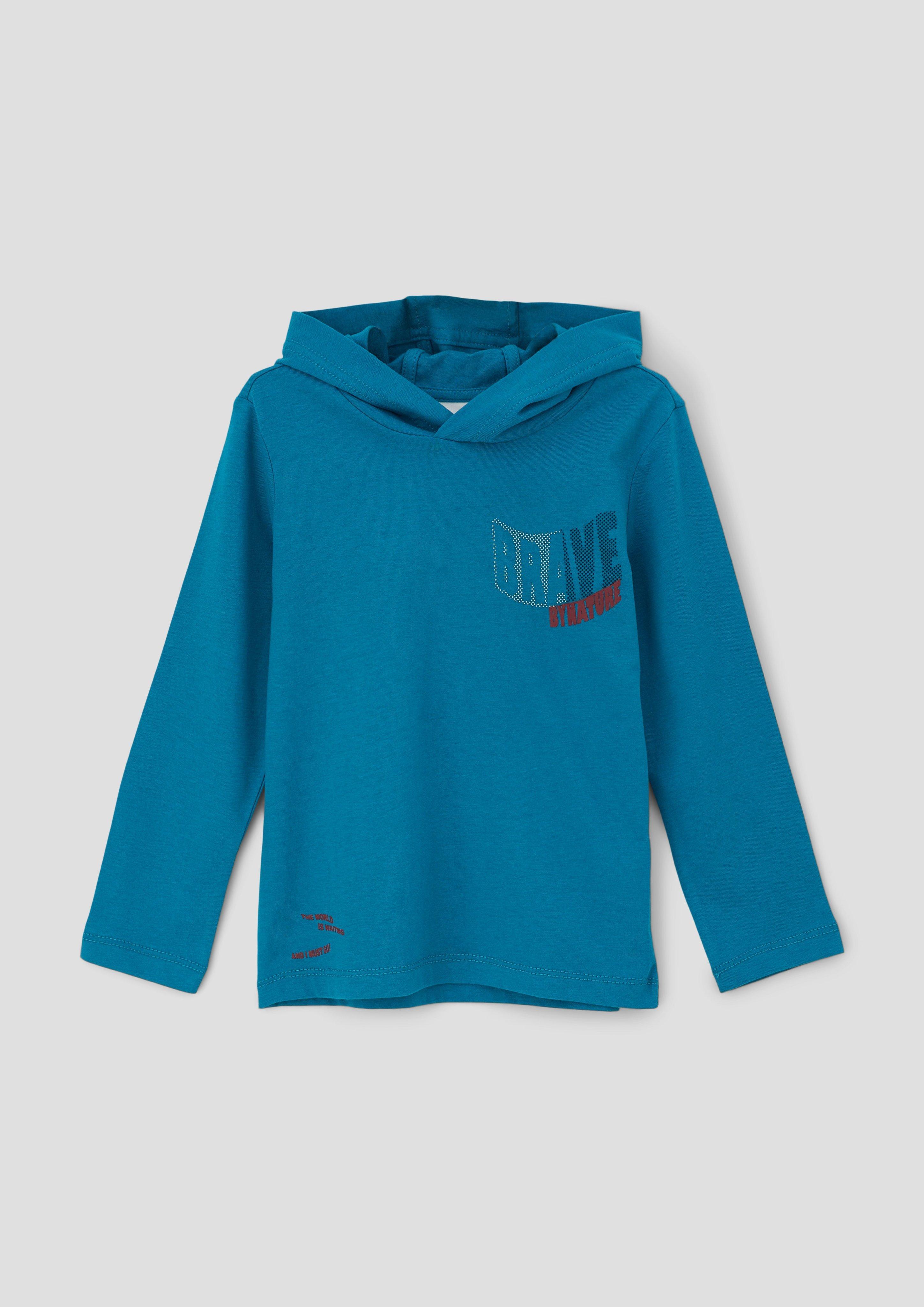 Longsleeve mit Kapuze  2134174-6471