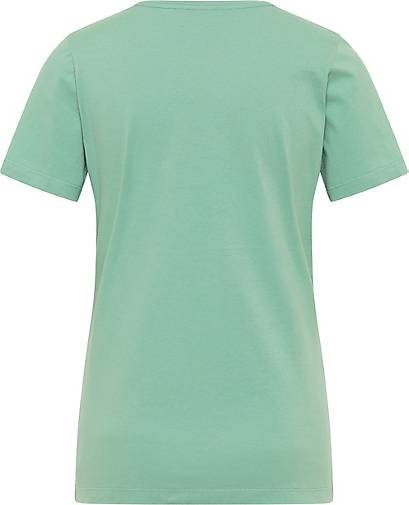 SOMWR T-Shirt T-Shirt With Square Slim Straw Print