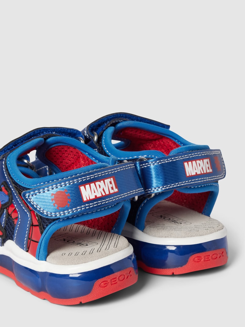 Sandalen mit Motiv-Detail Modell 'ANDROID' in marineblau