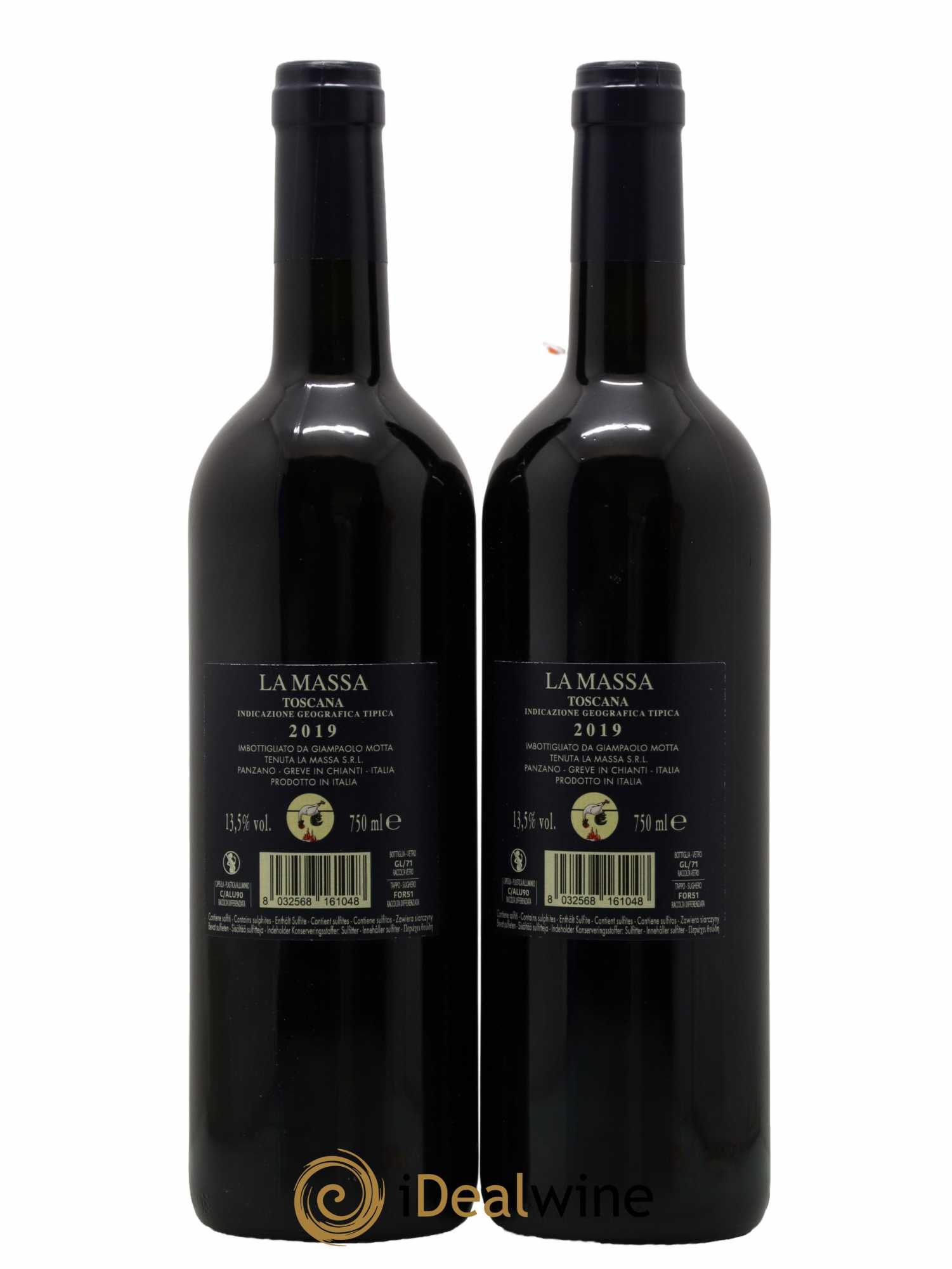 IGT Toscane La Massa  2019 - Lot de 2 Bouteilles