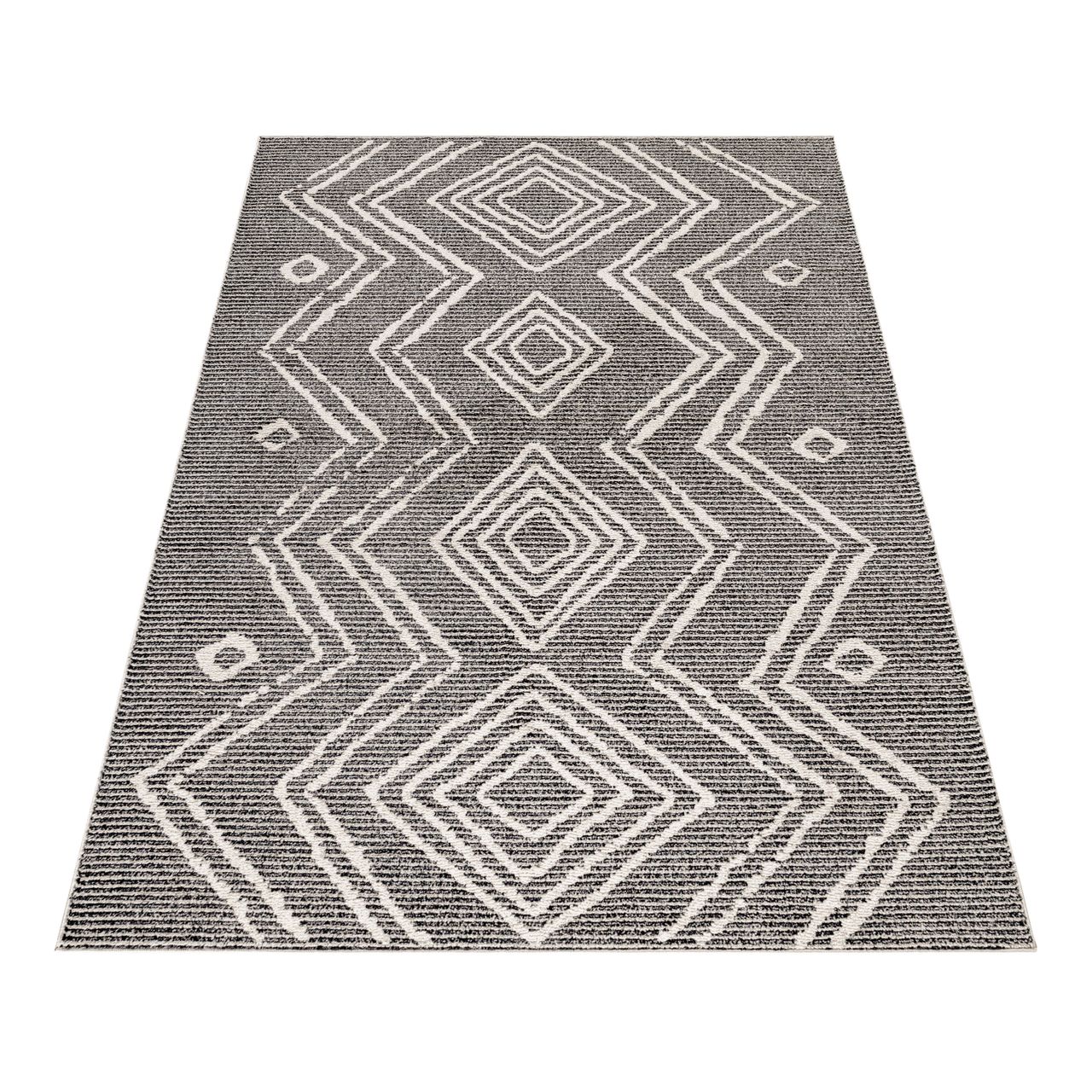 Ayyildiz Teppich, TAZNAXT 5104, BLACK, 240 x 340 cm
