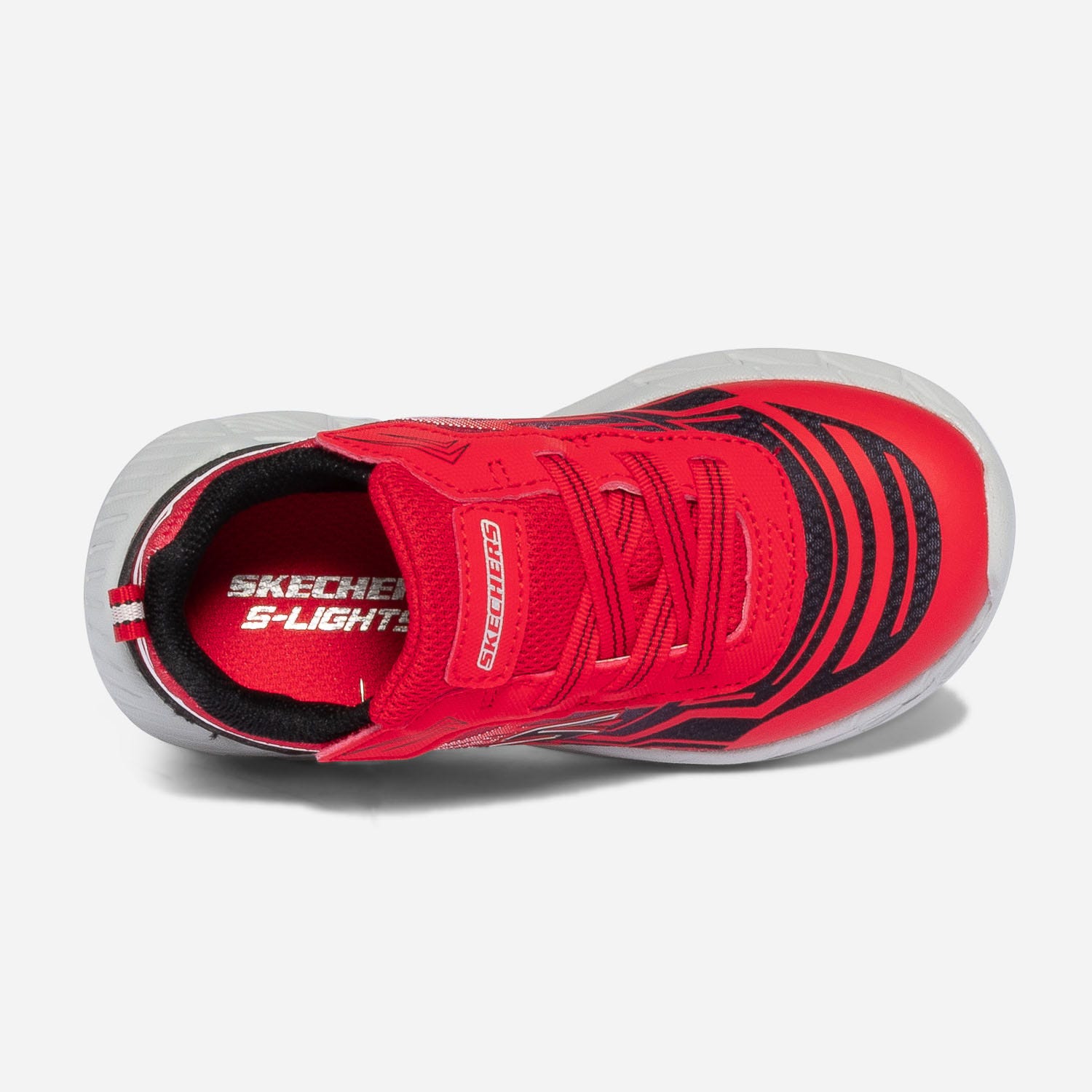Basket lumineuse SKECHERS rouge