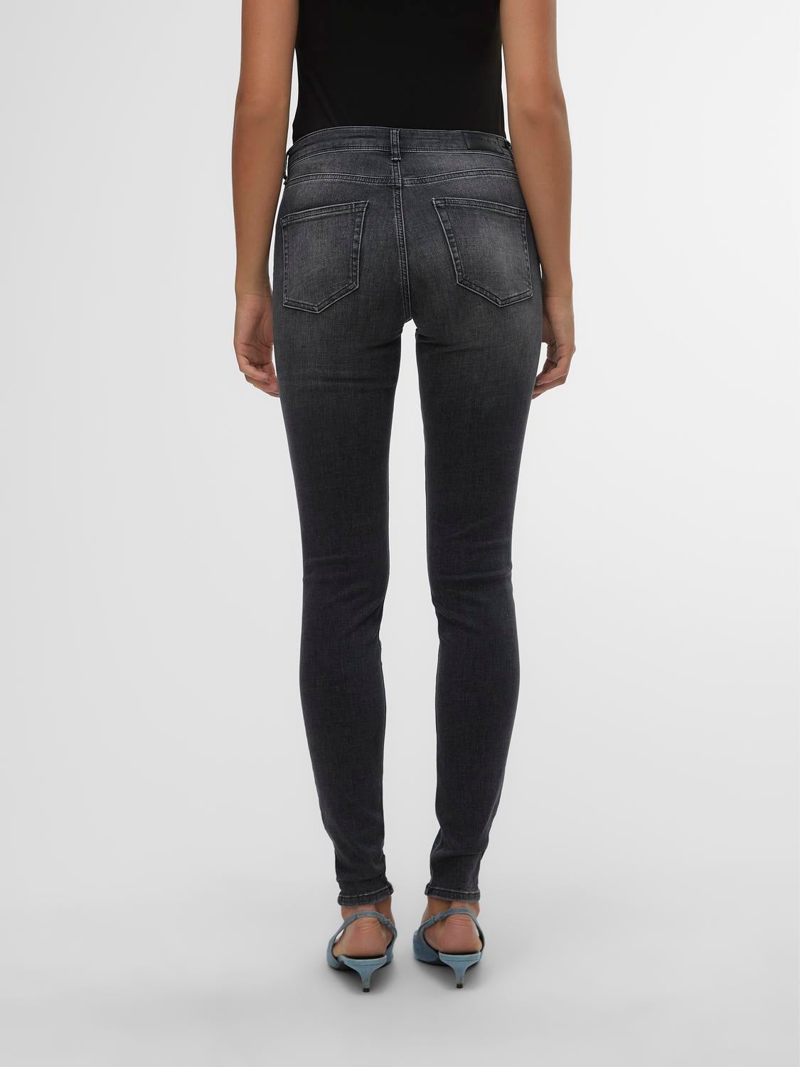 VMLUX Mid Rise Slim Fit Jeans