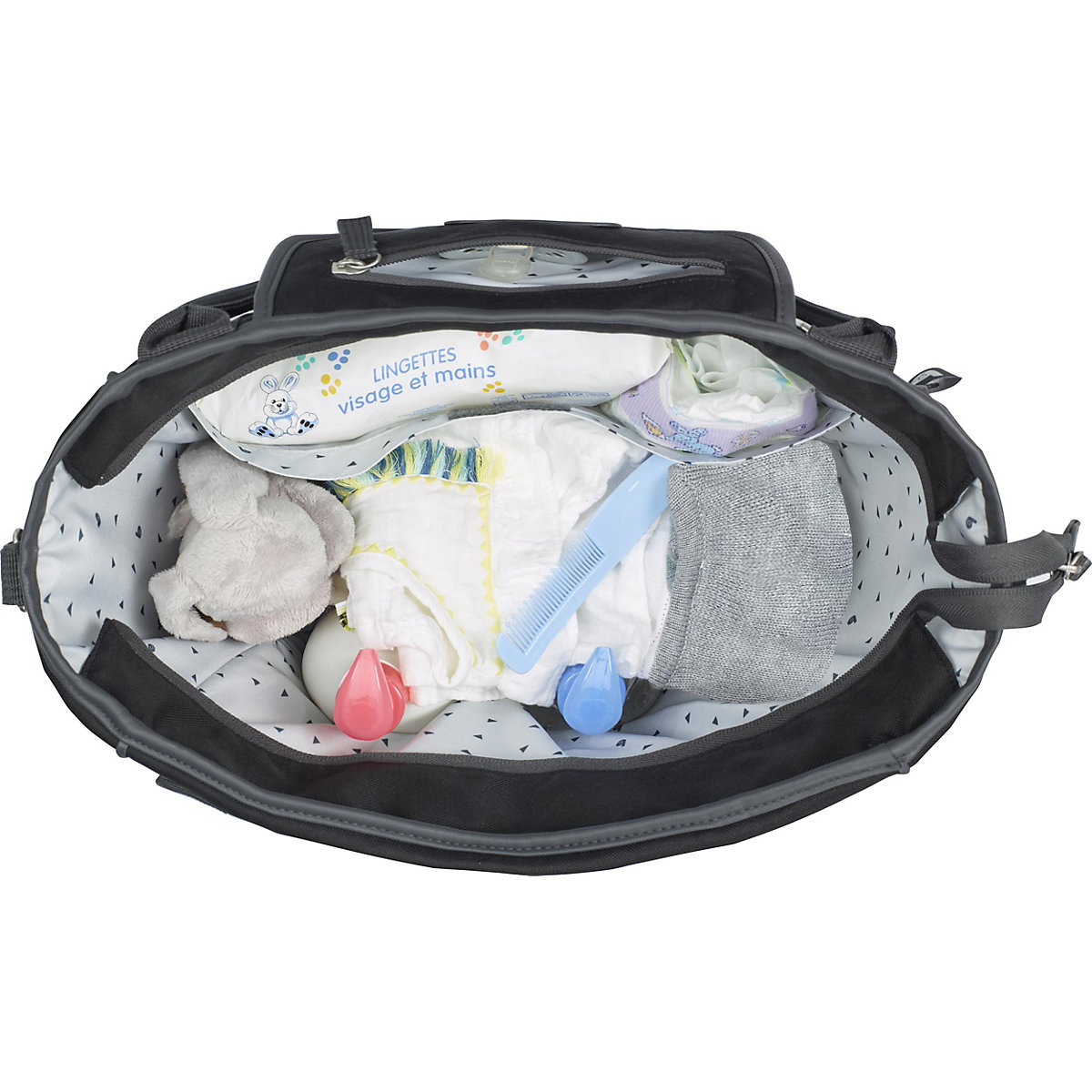 Wickeltasche Daily Bag, black