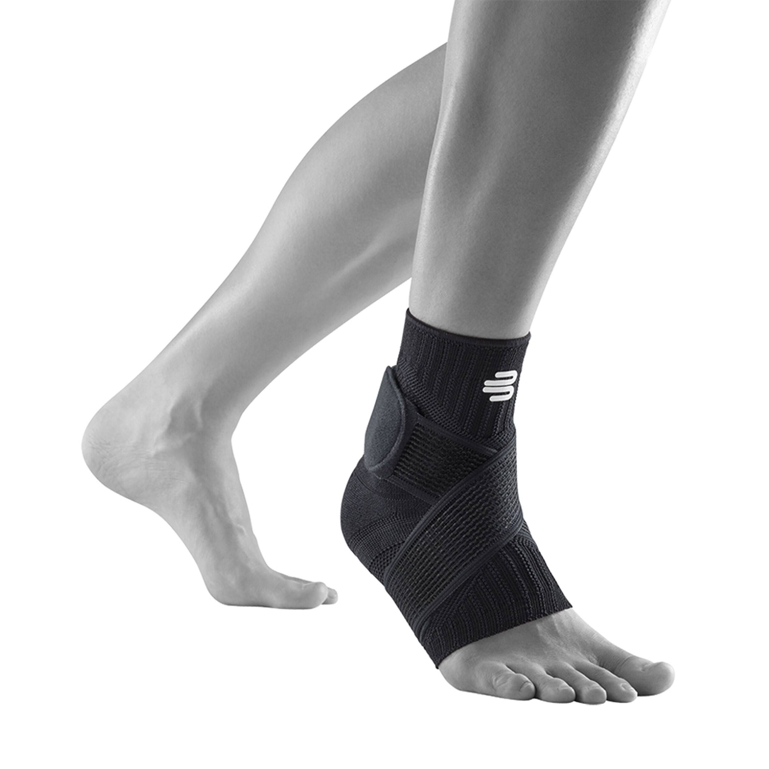 Sports Ankle Support Fußgelenkbandage Rechts - Schwarz