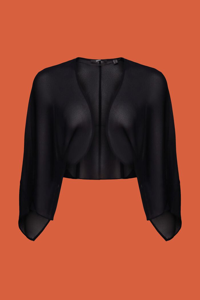 Chiffon-Cardigan im Schaldesign