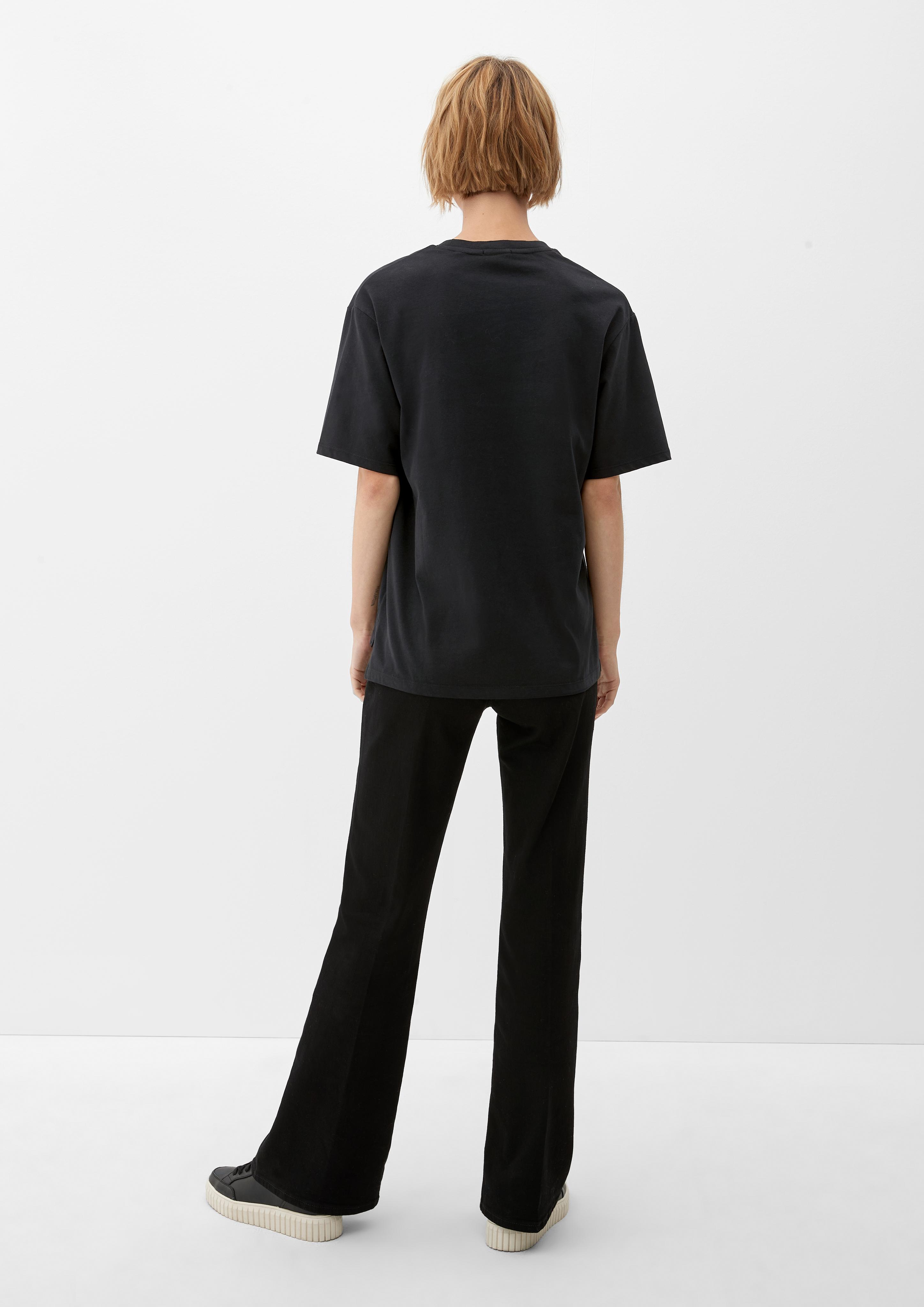 Bedrucktes T-Shirt aus Baumwolle  2122520-99D2