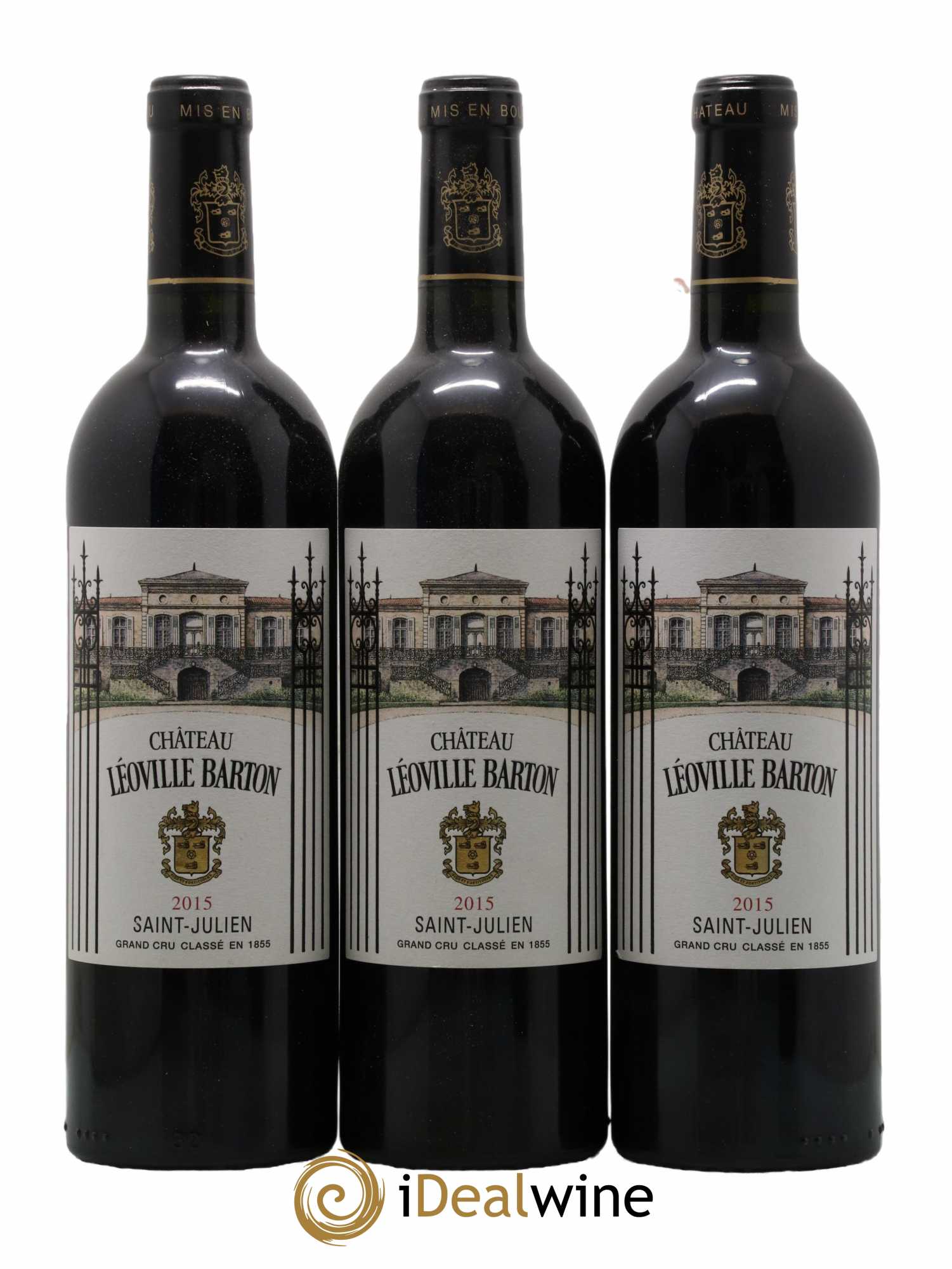 Château Léoville Barton 2ème Grand Cru Classé  2015 - Lot de 6 Bouteilles