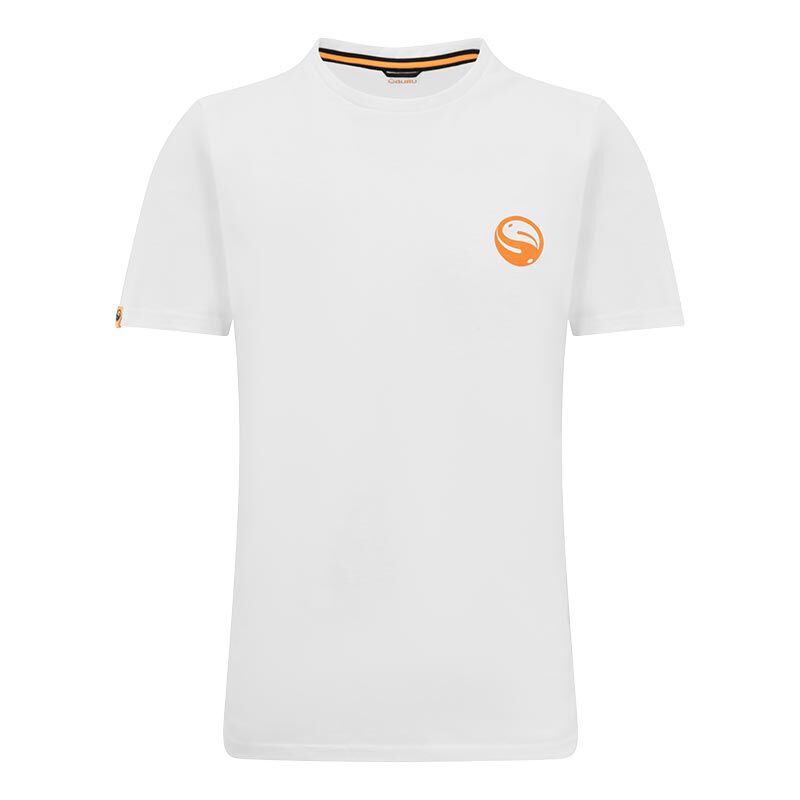 T-shirt bianca GURU SEMI LOGO TEE