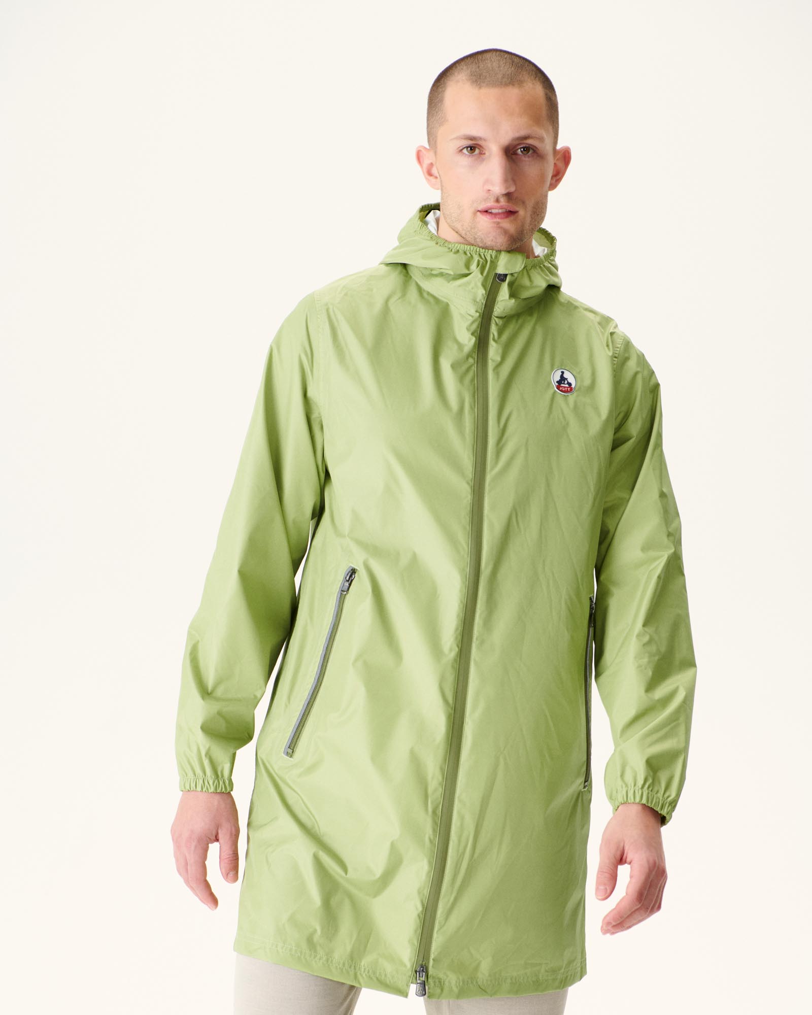 Imperméable long paquetable Kaki clair Stockholm