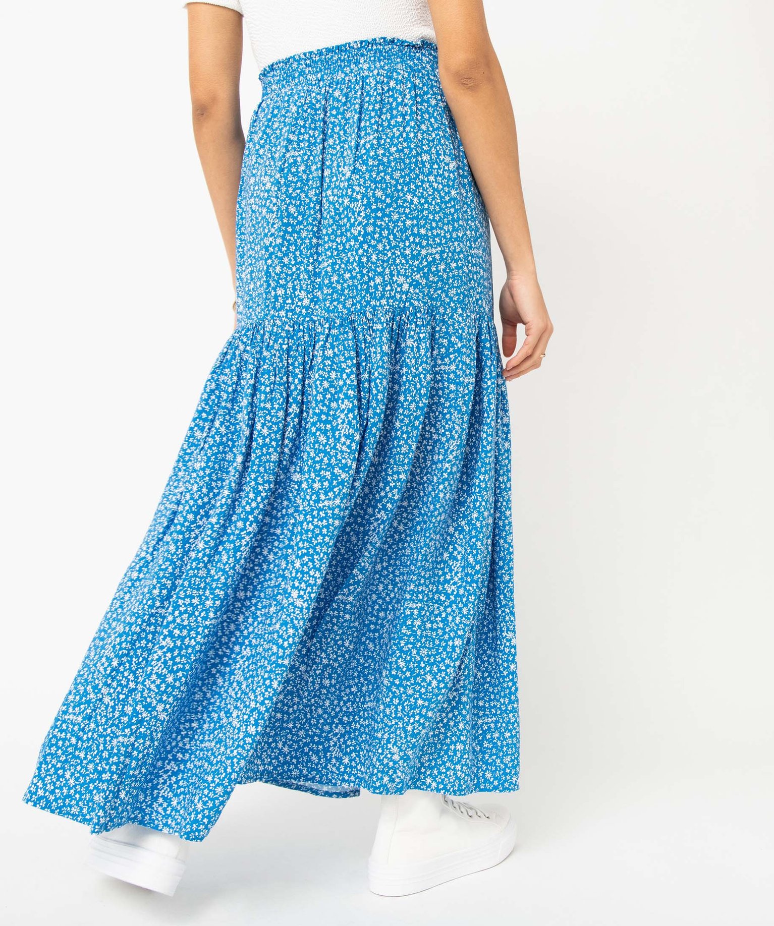Jupe femme imprimée longueur mollet imprime | GEMO
