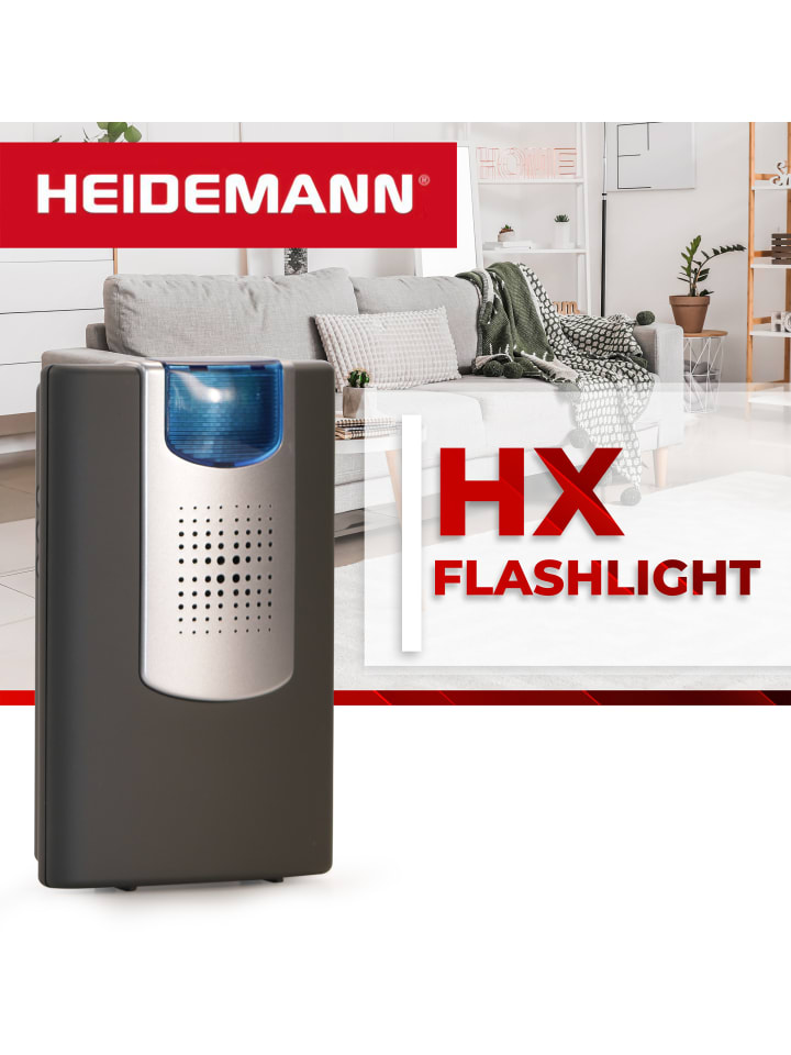 Heidemann  Funkgong-Set HX Flashlight Anthrazit günstig kaufen onesize