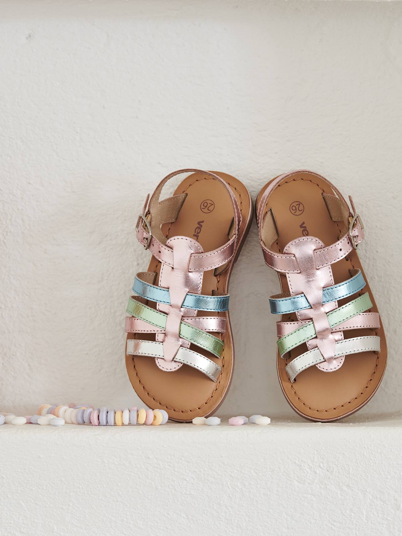 Vertbaudet Mädchen Sandalen - violett