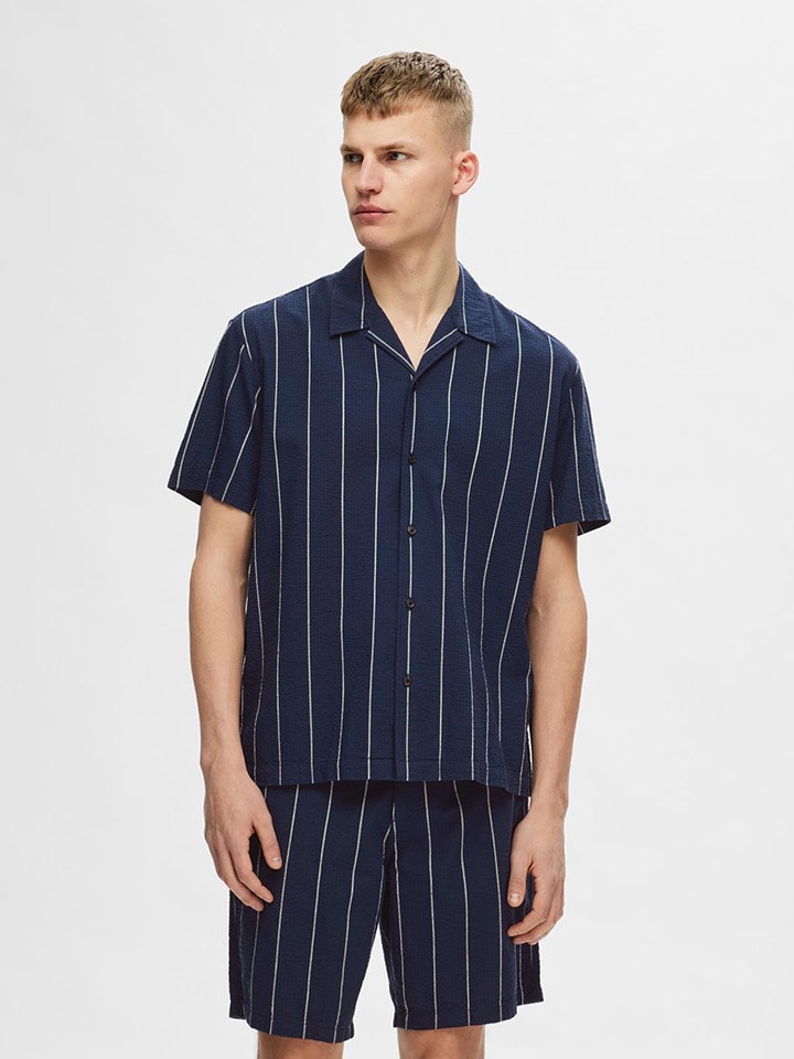SELECTED HOMME Hemd in Dunkelblau günstig kaufen