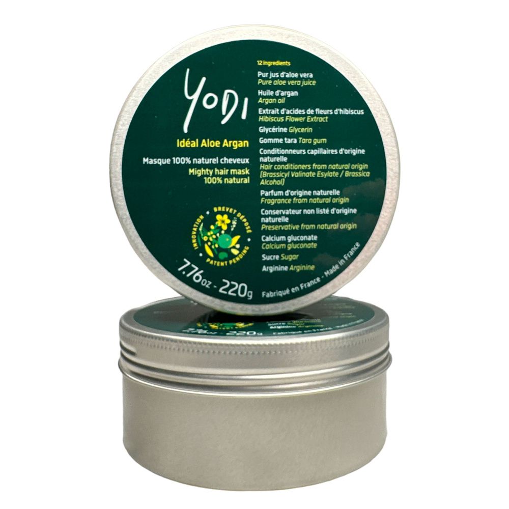 Yodi Idéal Aloe Argan   Masque 100% Naturel Cheveux Masque Cheveux