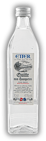 Etter Quitte 0,1 Liter Etter Quitte 0,1 Liter Etter Quitte ist eine mit äußerster Sorgfalt hergestellte Spezialität und steht lediglich in beschränkten Mengen zur Verfügung. 0,1	 Liter - Vol 41%