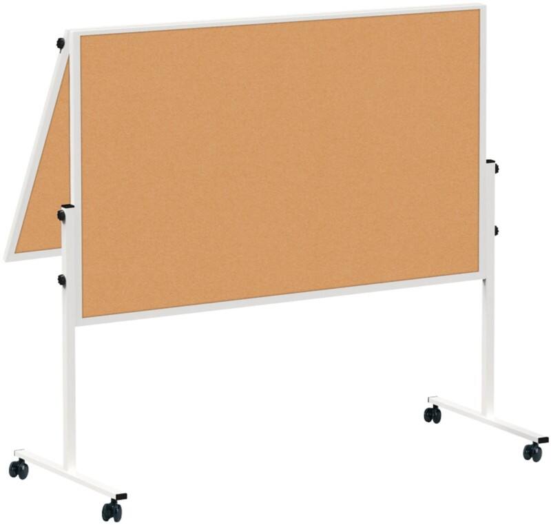 Maul MAULsolid Moderationstafel Nicht magnetisch Freistehend 129 (B) x 193,5 (H) cm Aluminium Grau