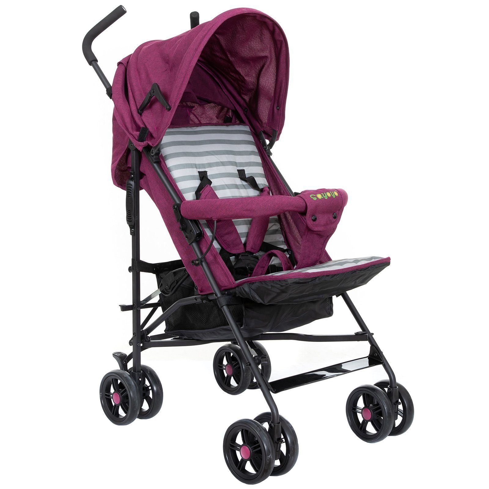 Sayoyo Kinder-Buggy Sayoyo Kinderwagen, ab 6 Monate bis 15kg, Lila