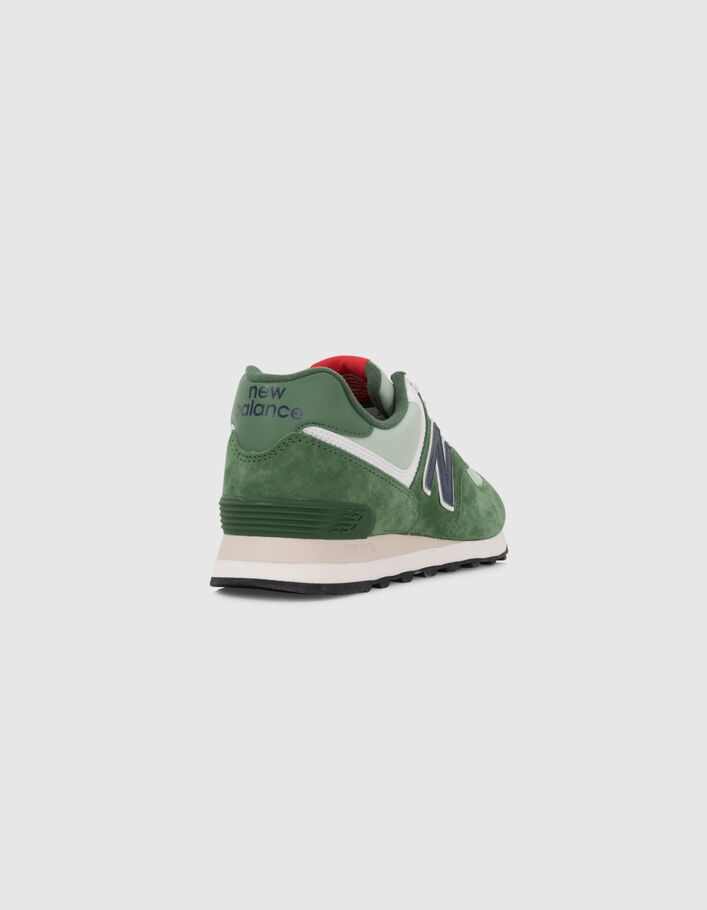 Sneakers basses vertes NEW BALANCE 574 Homme