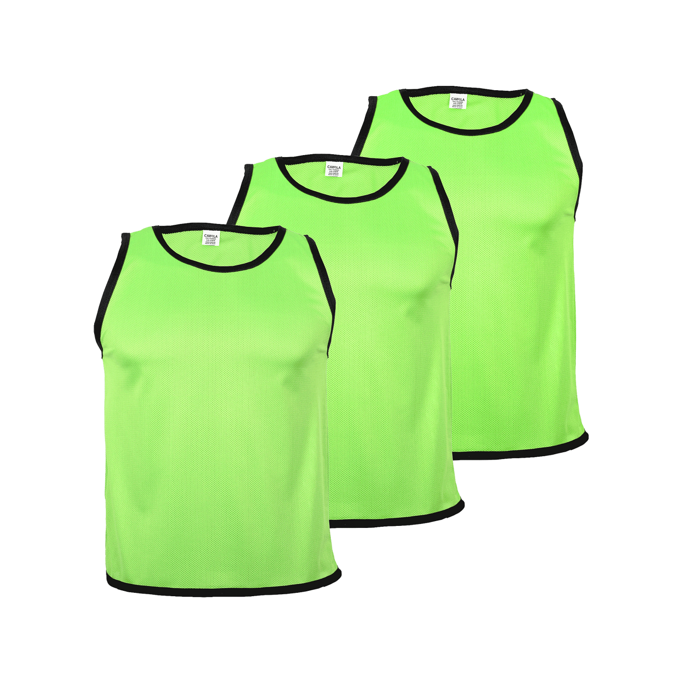 Cawila ACADEMY Trainingsleibchen 3er Set Kids Grün