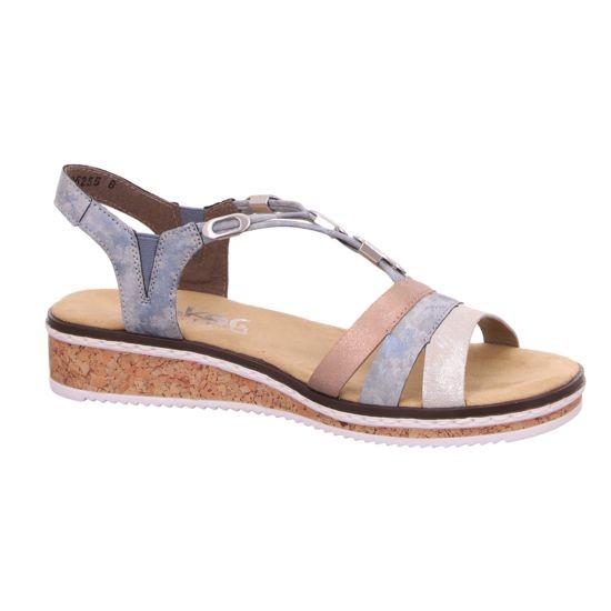 RIEKER Klassische Sandalen blau