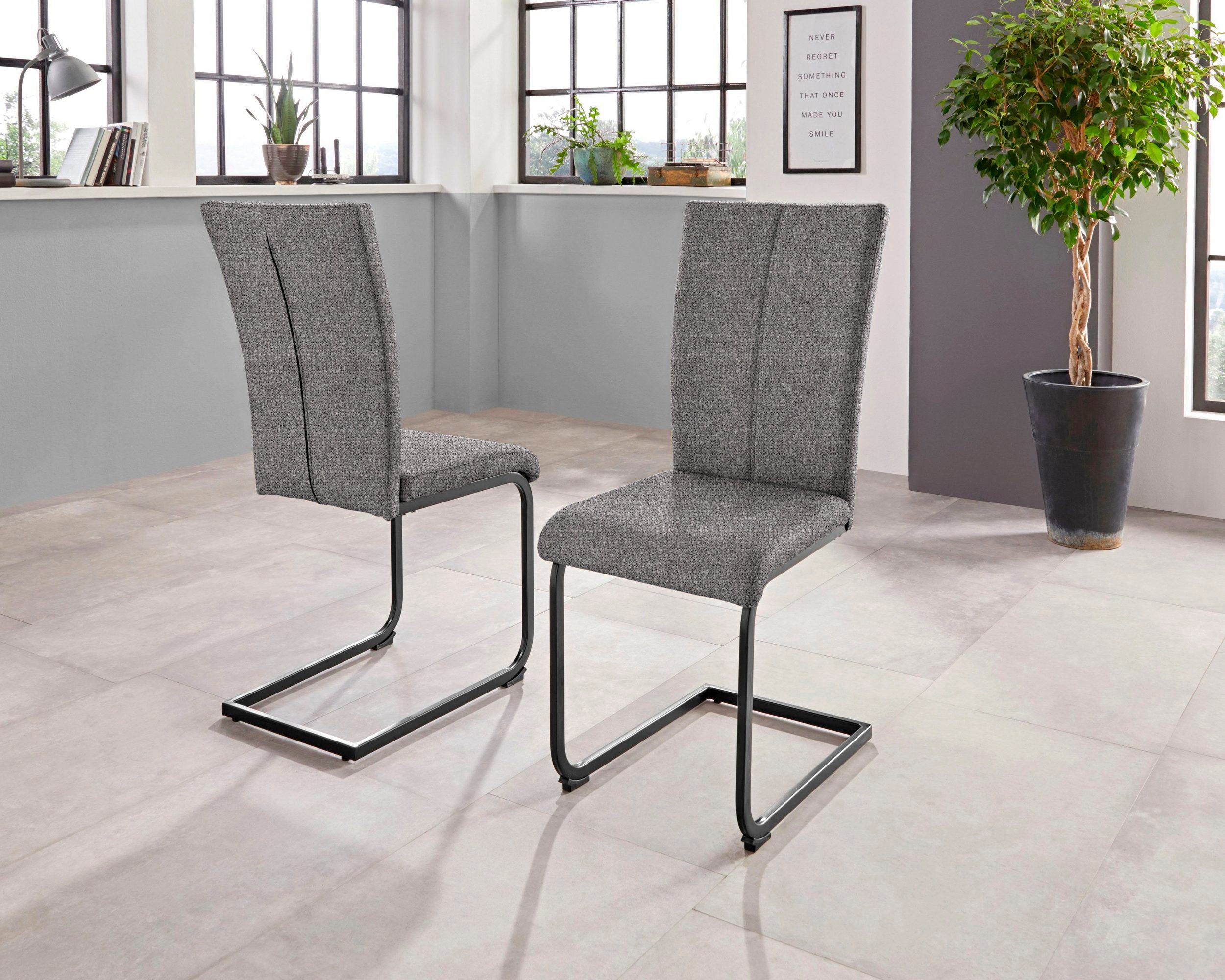 Home affaire Freischwinger Oliver (Set, 2 St), Stuhl belastbar bis 120 Kg