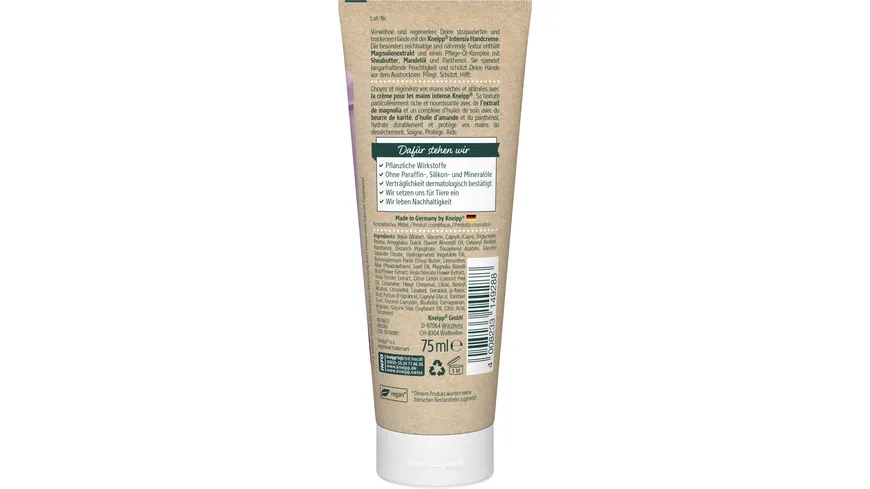 Kneipp Intensiv Handcreme Blütentraum 75 ml