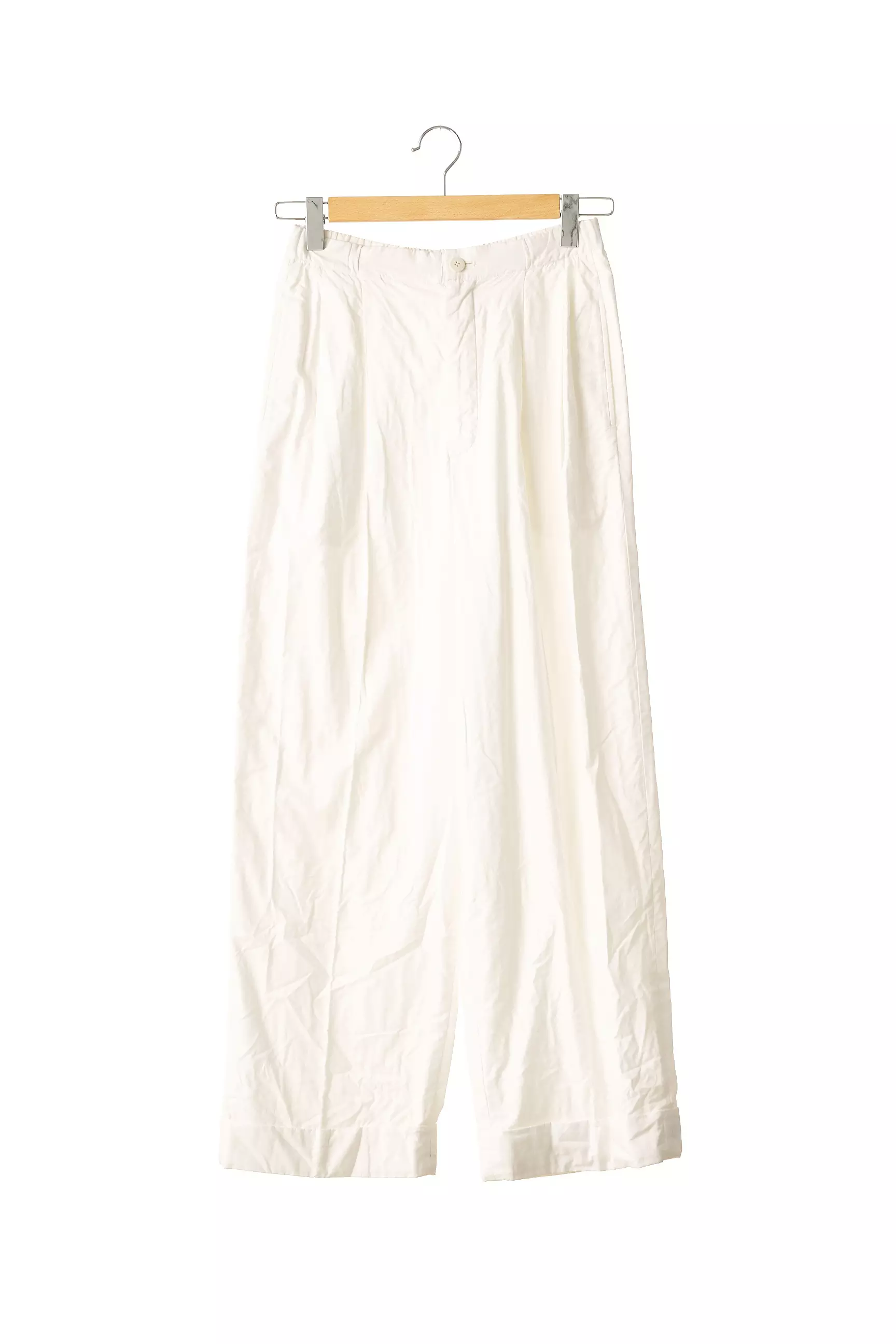 Issey Miyake Pantalon7 8 Femme couleur blanc